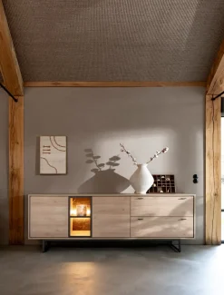 XOOON HELSINKI dressoir 240 cm - eiken look^ Dressoirs