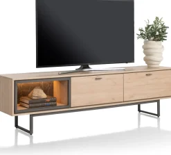 XOOON HELSINKI lowboard 200 cm - eiken look^ Tv-Meubelen|Dressoirs