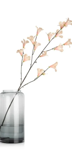 XOOON Hibiscus Branch H115cm kunstbloem in de kleur Oranje^ Woonaccessoires