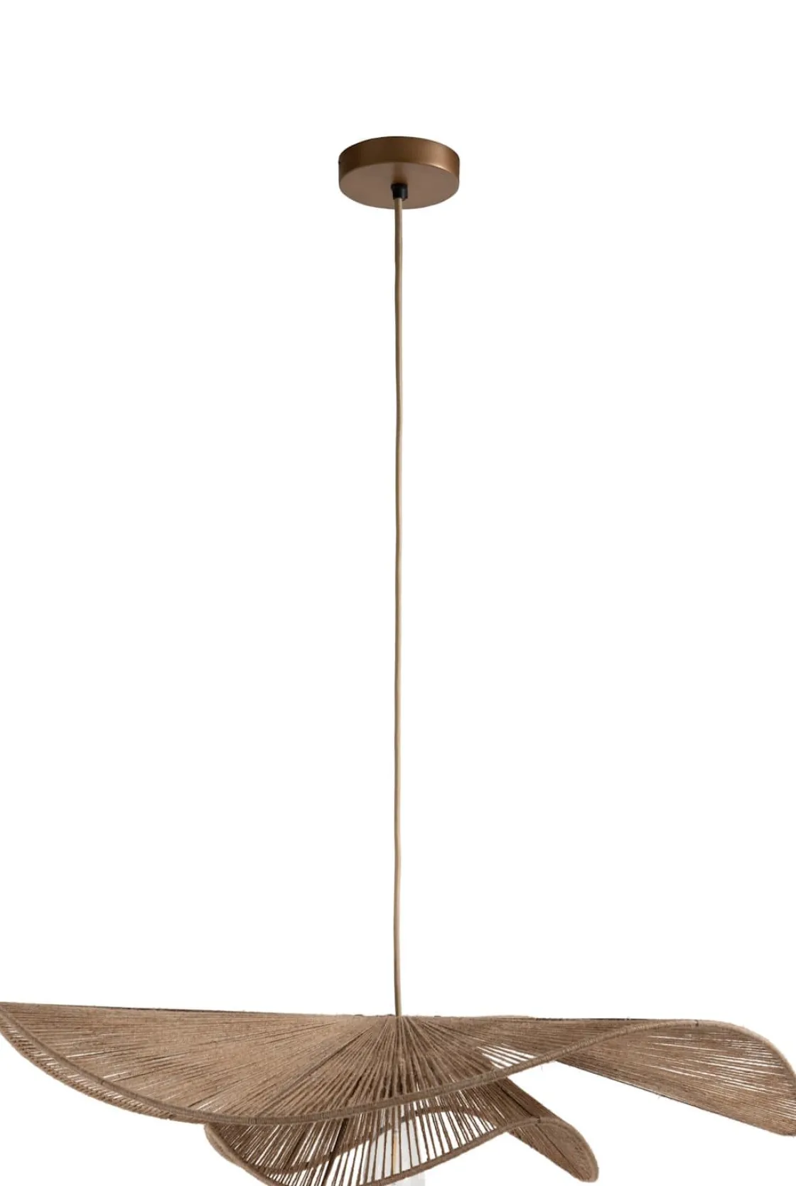 XOOON Iggy hanglamp 1*E27 D80cm in de kleur Naturel - COCOmaison^ Hanglampen