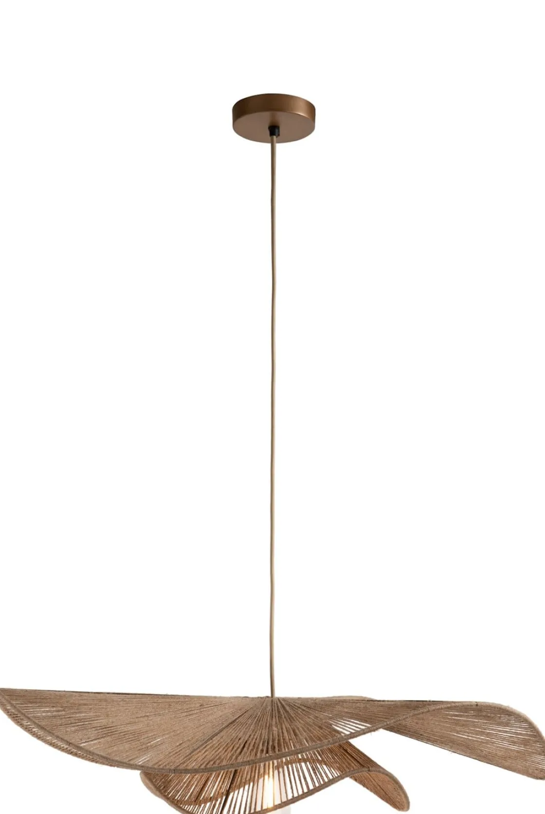 XOOON Iggy hanglamp 1*E27 D80cm in de kleur Naturel - COCOmaison^ Hanglampen