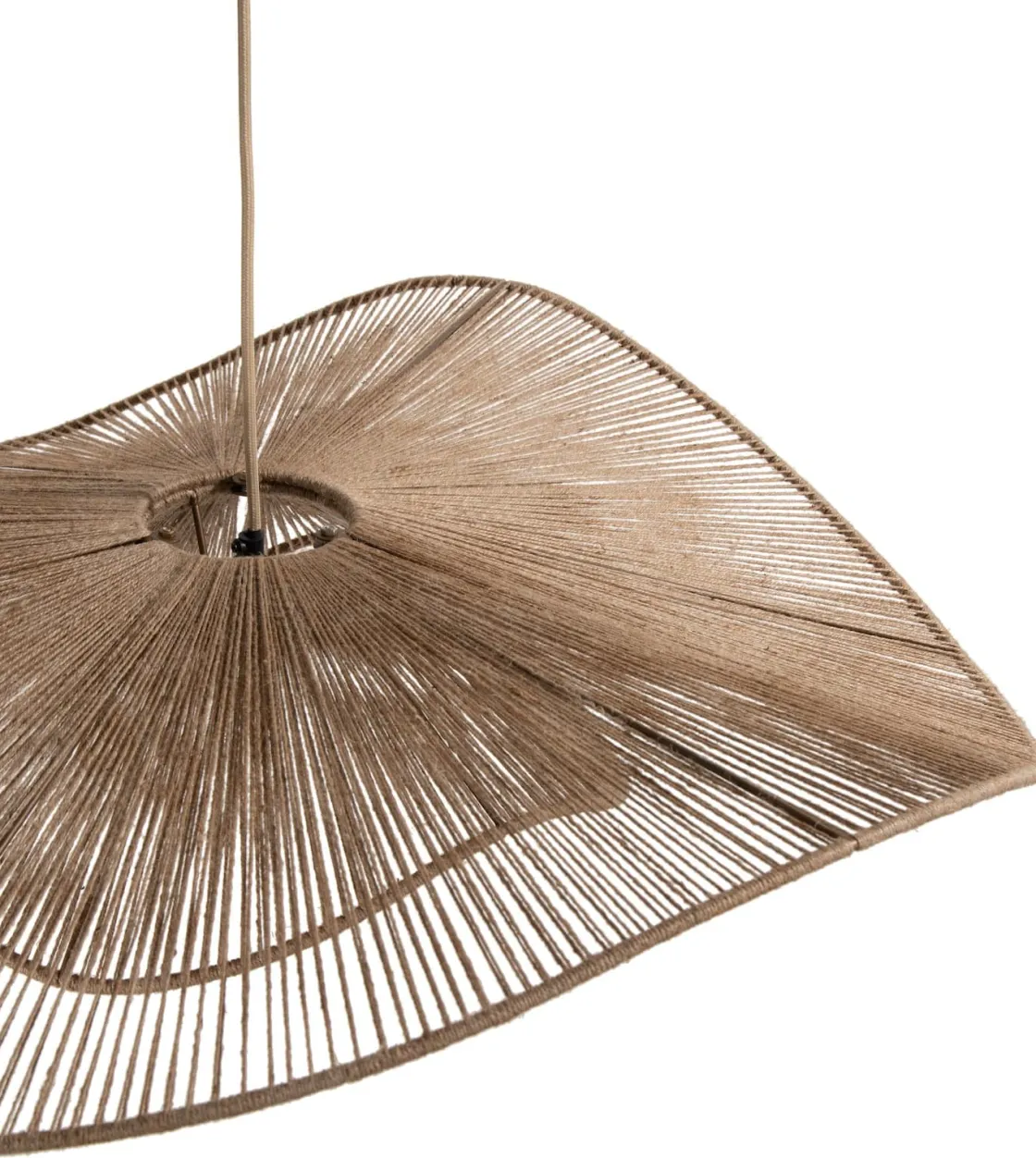 XOOON Iggy hanglamp 1*E27 D80cm in de kleur Naturel - COCOmaison^ Hanglampen
