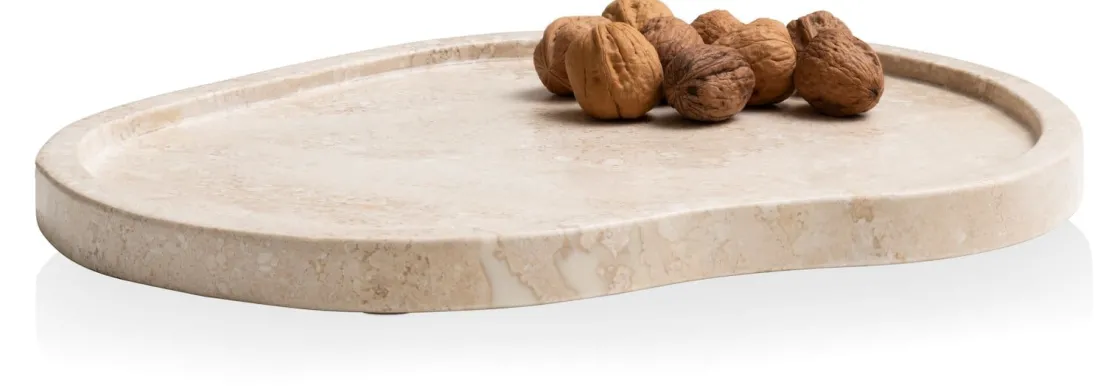 XOOON Ira schaal (breedte 40cm) in de kleur Creme - COCOmaison^ Woonaccessoires