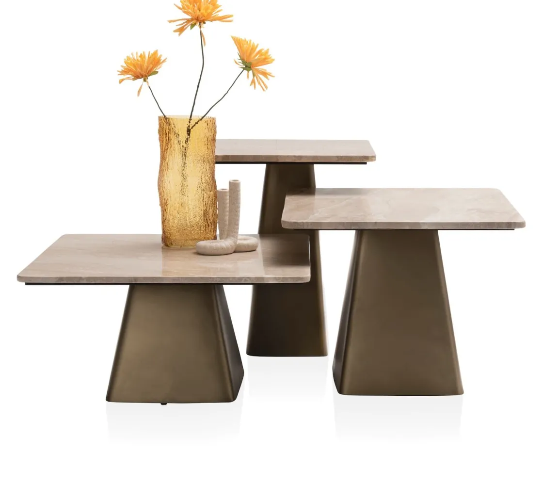 XOOON Issy bijzettafel (H54cm) in de kleur Creme - COCOmaison^ Woonaccessoires|Bijzettafels