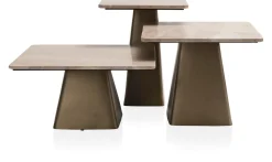 XOOON Issy bijzettafel (H54cm) in de kleur Creme - COCOmaison^ Woonaccessoires|Bijzettafels