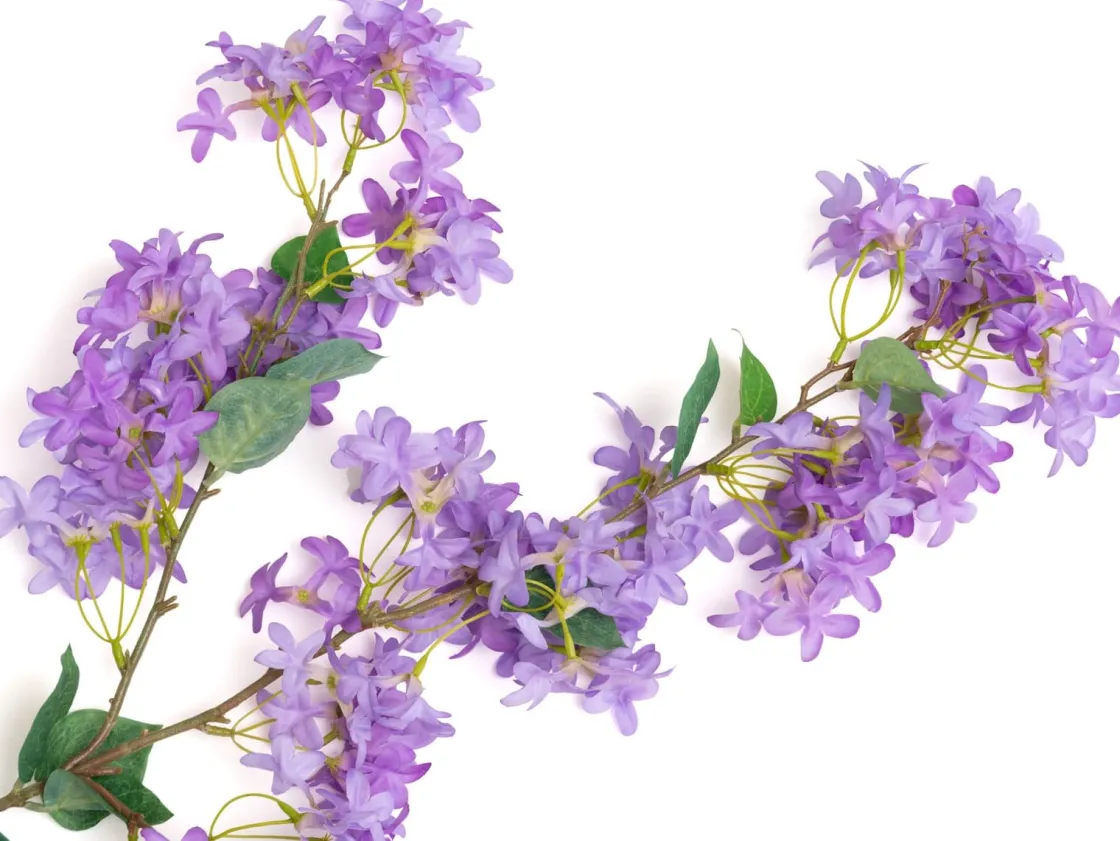 XOOON Jasmin Branch kunstbloem (H115cm) in de kleur Paars^ Woonaccessoires
