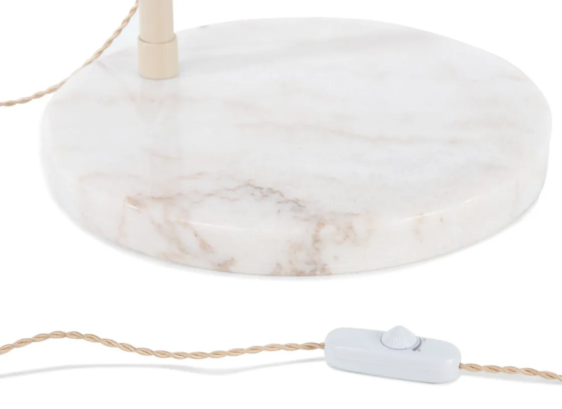 XOOON Jax booglamp 1*E27 in de kleur Beige - COCOmaison^ Vloerlampen