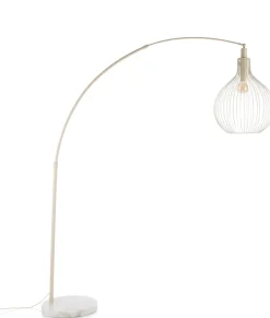 XOOON Jax booglamp 1*E27 in de kleur Beige - COCOmaison^ Vloerlampen