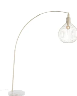 XOOON Jax booglamp 1*E27 in de kleur Beige - COCOmaison^ Vloerlampen