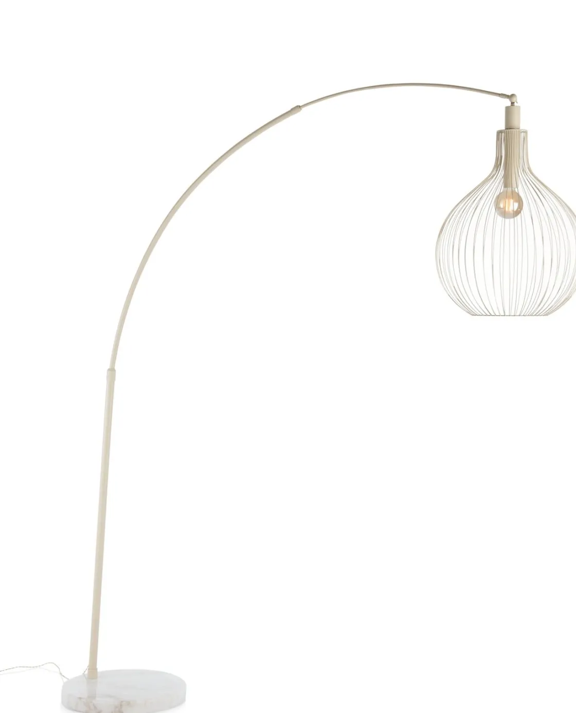 XOOON Jax booglamp 1*E27 in de kleur Beige - COCOmaison^ Vloerlampen