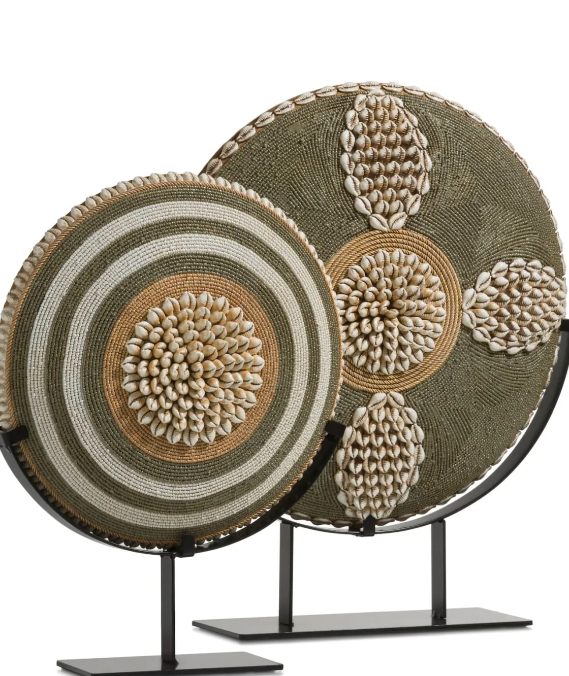 XOOON Jennifer beeld rond met schelpjes H44cm - COCOmaison^ Woonaccessoires