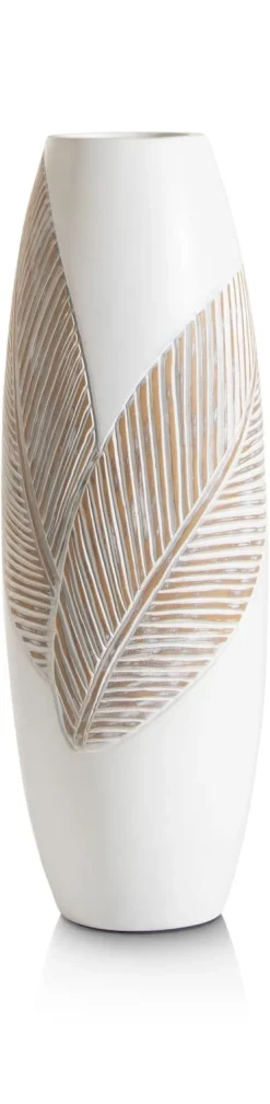 XOOON Jolie vaas H45cm in de kleur Wit - COCOmaison^ Woonaccessoires