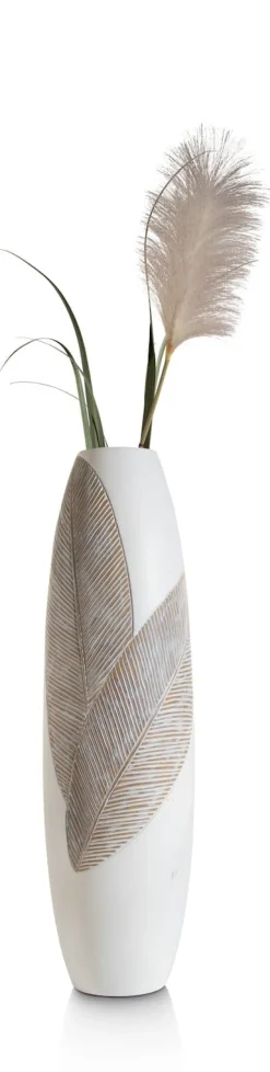 XOOON Jolie vaas H78cm in de kleur Wit - COCOmaison^ Woonaccessoires