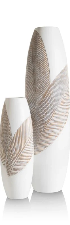 XOOON Jolie vaas H78cm in de kleur Wit - COCOmaison^ Woonaccessoires
