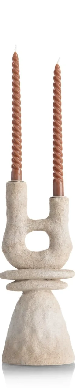 XOOON June kandelaar H32cm in de kleur Crème - COCOmaison^ Woonaccessoires