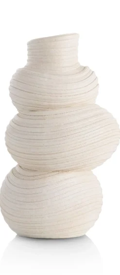 XOOON Juul vaas H36,6cm in de kleur Crème - COCOmaison^ Woonaccessoires