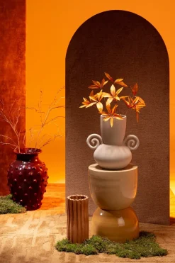XOOON Kathy vaas (H44cm) in de kleur Rood - COCOmaison^ Woonaccessoires