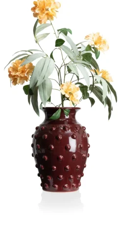 XOOON Kathy vaas (H44cm) in de kleur Rood - COCOmaison^ Woonaccessoires