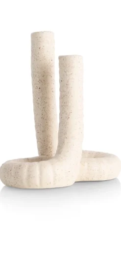 XOOON Kiki vaas H17cm in de kleur Beige - COCOmaison^ Woonaccessoires