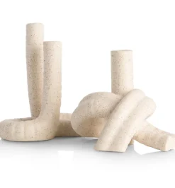 XOOON Kiki vaas H17cm in de kleur Beige - COCOmaison^ Woonaccessoires