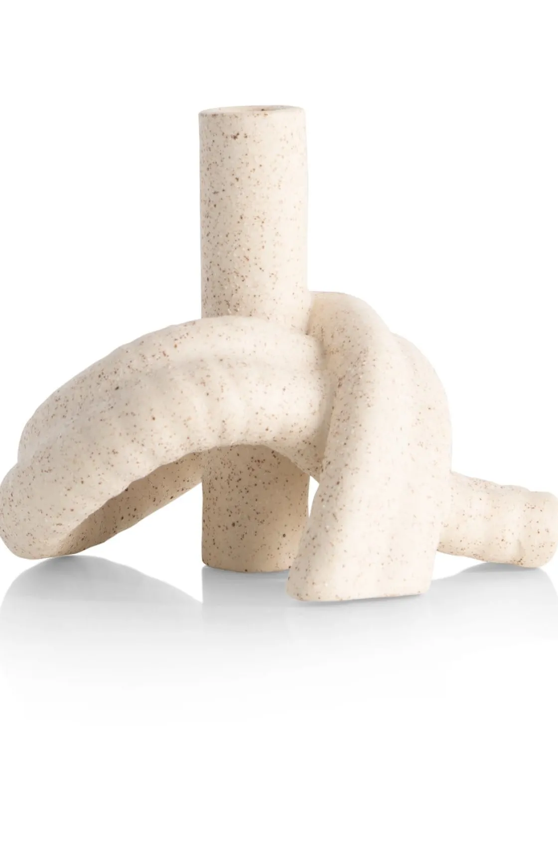 XOOON Kiki vaas H13,5cm in de kleur Beige - COCOmaison^ Woonaccessoires