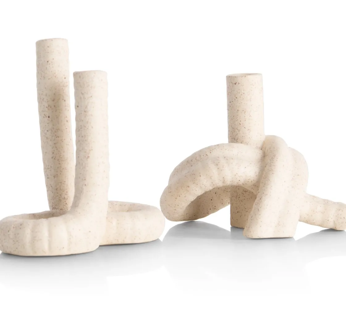 XOOON Kiki vaas H13,5cm in de kleur Beige - COCOmaison^ Woonaccessoires