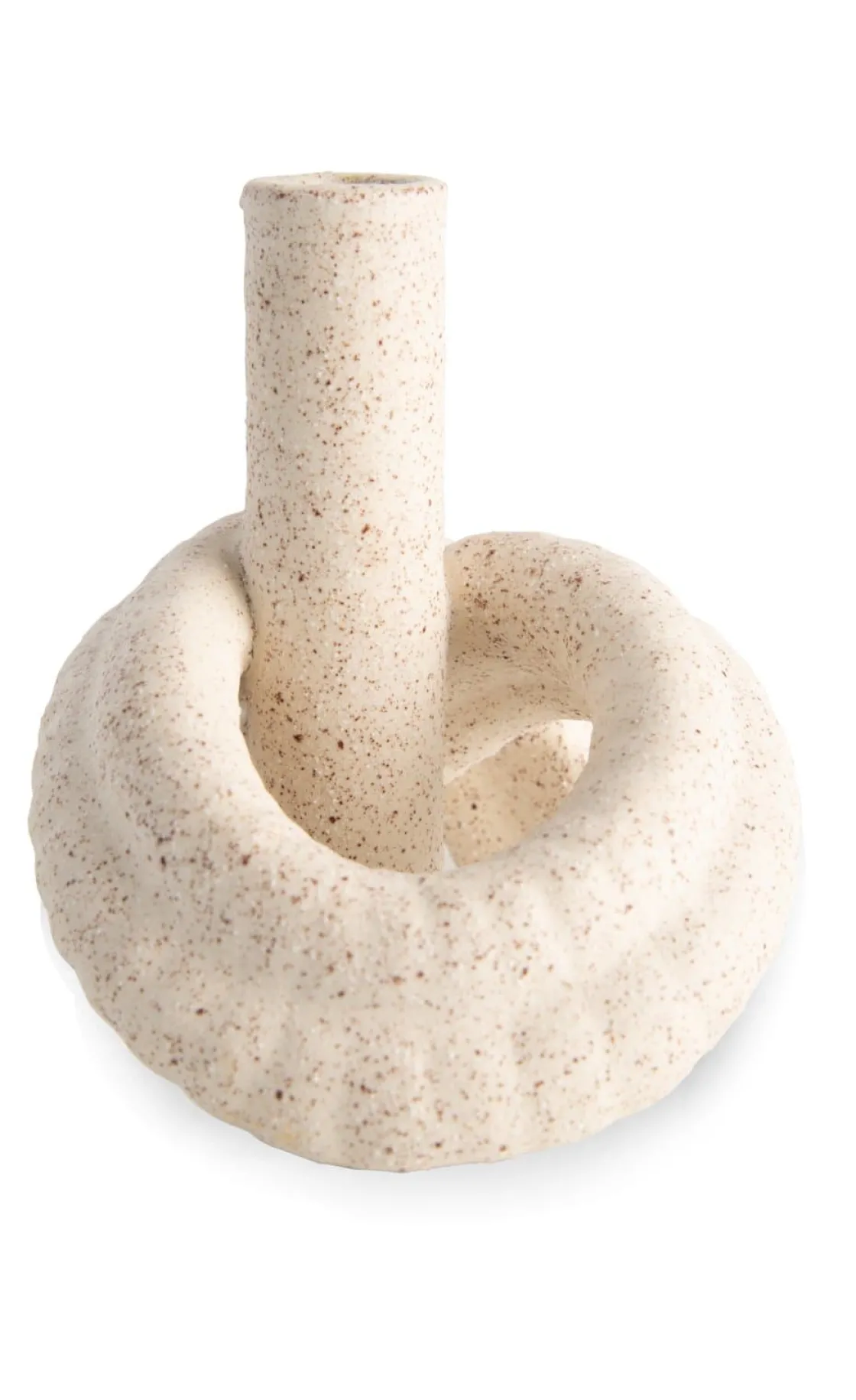 XOOON Kiki vaas H13,5cm in de kleur Beige - COCOmaison^ Woonaccessoires