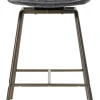 XOOON Kjel barstoel - champagne frame in de kleur Antraciet^ Woonaccessoires|Barkrukken En Barstoelen