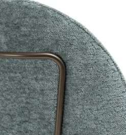 XOOON Kjel eetkamerstoel - champagne frame in de kleur Groen^ Eetkamerstoelen|Woonaccessoires