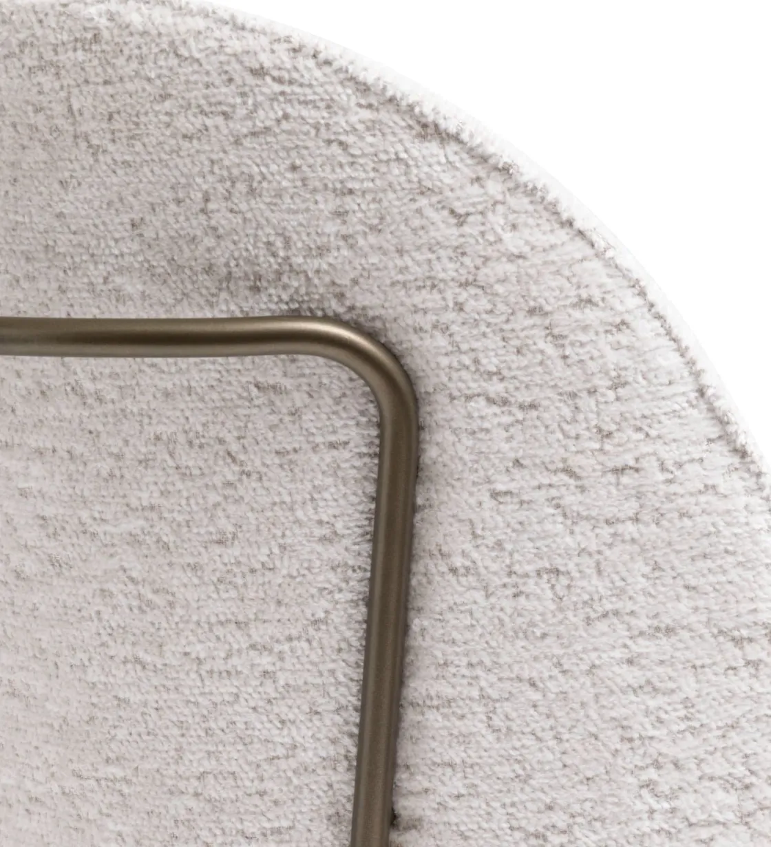 XOOON Kjel eetkamerstoel - champagne frame in de kleur Crème^ Eetkamerstoelen|Woonaccessoires