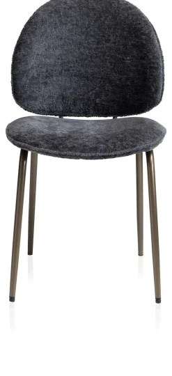 XOOON Kjel eetkamerstoel frame in de kleur Antraciet - COCOmaison^ Woonaccessoires|Eetkamerstoelen