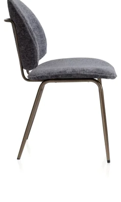 XOOON Kjel eetkamerstoel frame in de kleur Antraciet - COCOmaison^ Woonaccessoires|Eetkamerstoelen