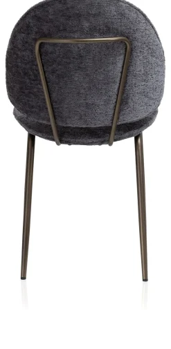 XOOON Kjel eetkamerstoel frame in de kleur Antraciet - COCOmaison^ Woonaccessoires|Eetkamerstoelen
