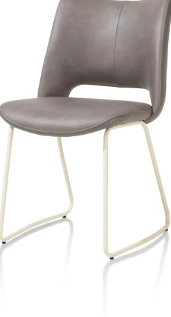 XOOON KODI eetkamerstoel - frame nebbia - stof Pala - leverkleur^ Eetkamerstoelen