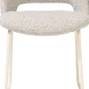 XOOON KODI eetkamerstoel - frame nebbia - stof Brioni - kiezel^ Eetkamerstoelen
