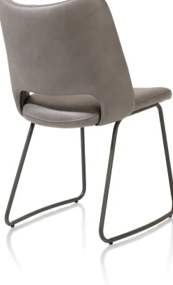 XOOON KODI eetkamerstoel - frame graphite - stof Pala - leverkleur^ Eetkamerstoelen