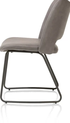 XOOON KODI eetkamerstoel - frame graphite - stof Pala - leverkleur^ Eetkamerstoelen