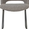 XOOON KODI eetkamerstoel - frame graphite - stof Brioni - leverkleur^ Eetkamerstoelen
