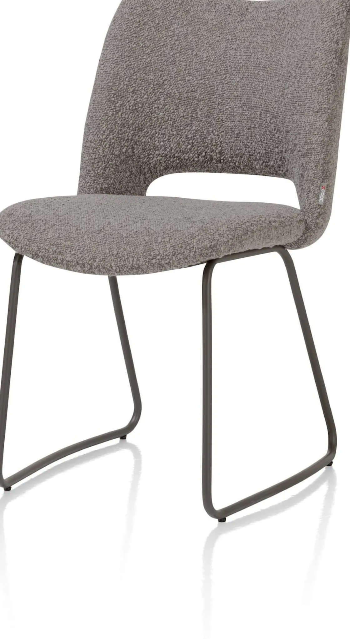 XOOON KODI eetkamerstoel - frame graphite - stof Brioni - leverkleur^ Eetkamerstoelen