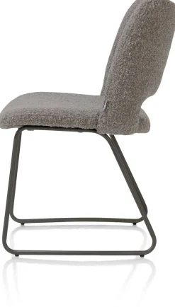XOOON KODI eetkamerstoel - frame graphite - stof Brioni - leverkleur^ Eetkamerstoelen