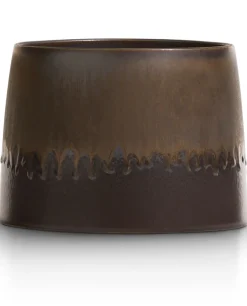 XOOON Lara keramieken bloempot met metallic finish H17cm^ Woonaccessoires