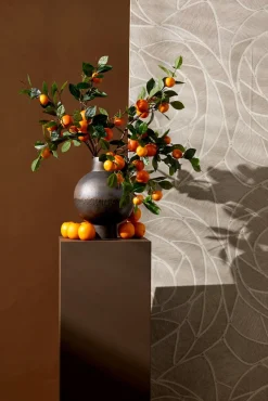 XOOON Lara keramieken vaas met metallic finish H38cm - COCOmaison^ Woonaccessoires