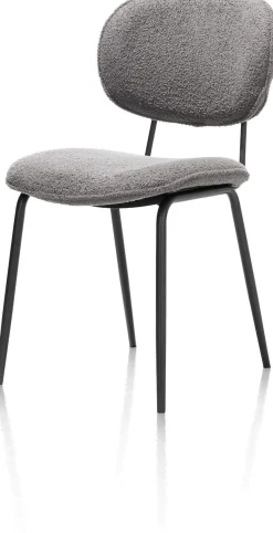 XOOON LEXI eetkamerstoel (zwart frame ROB) -^ Eetkamerstoelen