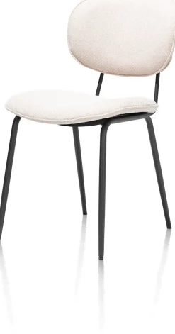XOOON LEXI eetkamerstoel (zwart frame ROB) -^ Eetkamerstoelen