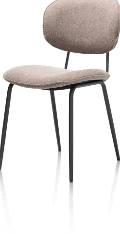 XOOON LEXI eetkamerstoel (zwart frame ROB) -^ Eetkamerstoelen