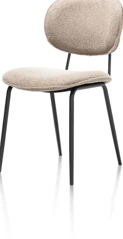 XOOON LEXI eetkamerstoel (zwart frame ROB) -^ Eetkamerstoelen
