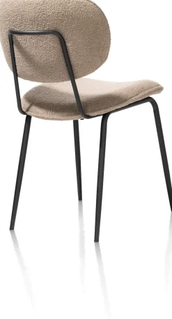 XOOON LEXI eetkamerstoel (zwart frame ROB) -^ Eetkamerstoelen