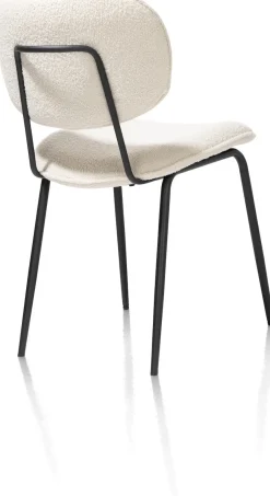XOOON LEXI eetkamerstoel (zwart frame ROB) -^ Eetkamerstoelen