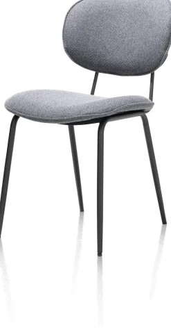 XOOON LEXI eetkamerstoel (zwart frame ROB) -^ Eetkamerstoelen