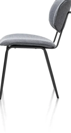 XOOON LEXI eetkamerstoel (zwart frame ROB) -^ Eetkamerstoelen